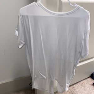 White keyhole shirt
